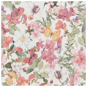 Imagine Floral Meadow 19-3/8 in. x 19-3/8 in. Porcelain Floor and Wall Tile (10.56 sq. ft./Case)