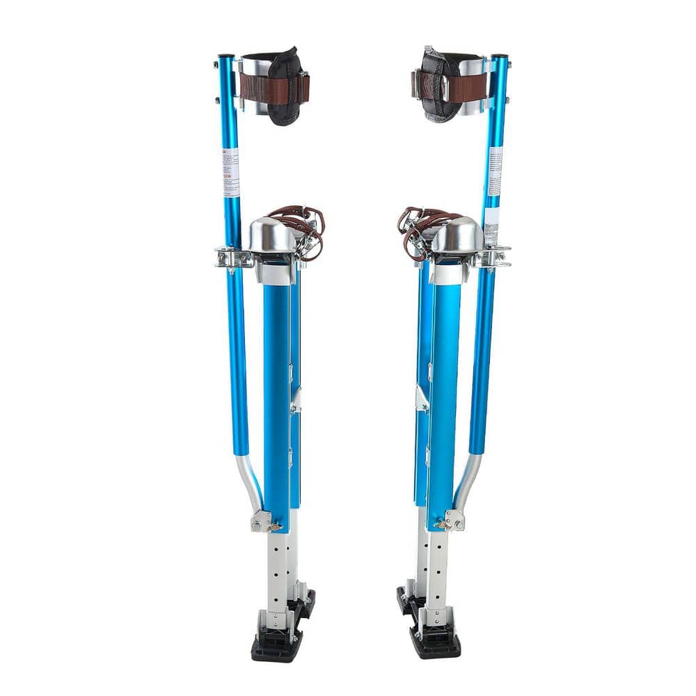 Aluminum Drywall Stilts, 24.2 to 40.3 In. Height Range, Dual Spring Shock Absorption, Blue, Adjustable Drywall Stilts price history on PriceWatchPro