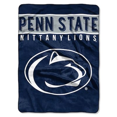 Basic Penn State University Polyester Twin Knitted Blanket