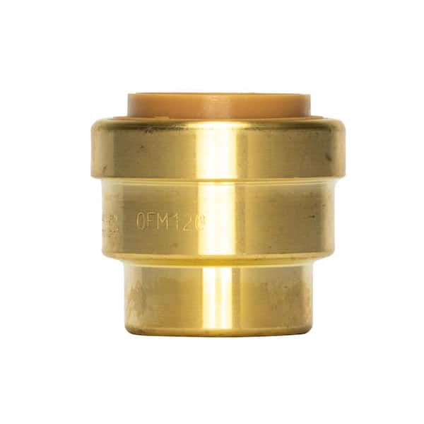 QUICKFITTING 3/4 in. Push-to-Connect Brass Push Cap (End Stop
