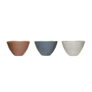 3R studios 24 oz. Multi-Colored Stoneware Tea Cups (Set of 4 Styles)  DF4860SET - The Home Depot