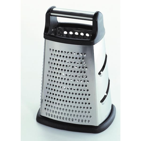 Home Series Extra Coarse Paddle Style Cheese Grater- Black