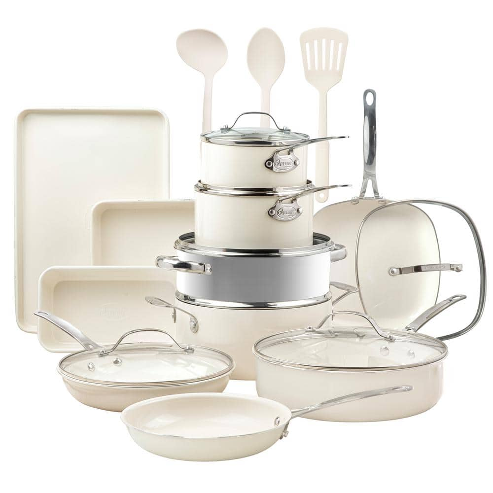 Gotham Steel Natural Collection 20-Piece Aluminum Ultra Performance ...