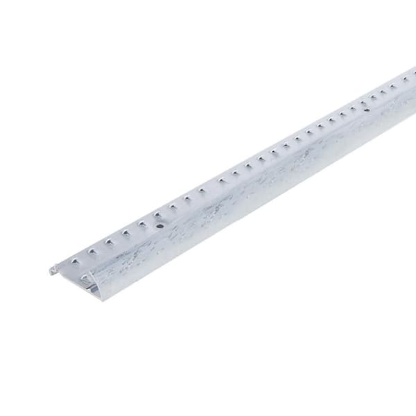 1-3/8"X 144" SILVER ALUMINUM CARPET GRIPPER W/TEETH HAMMERED