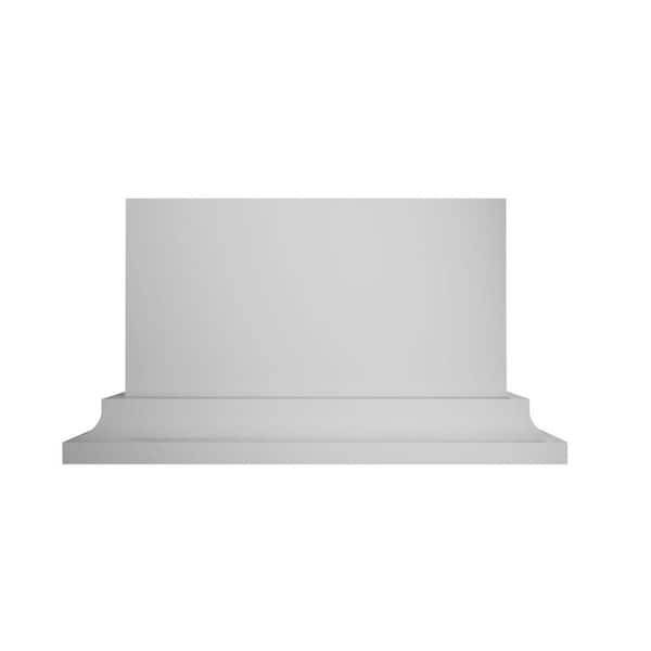 Ekena Millwork Balustrade Rail Support Block 4 in. H x 7.25 in. W White Resin Stair Railing Kit