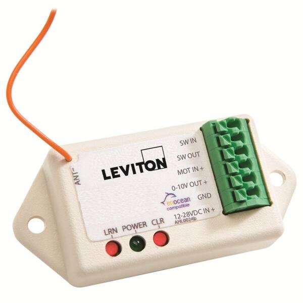 Leviton LevNet RF Enabled by EnOcean 0-10V Dimmer - White-DISCONTINUED