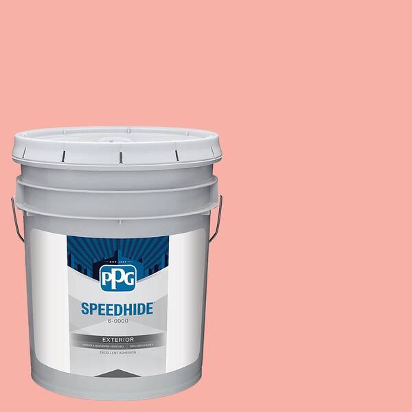 SPEEDHIDE 5 gal. PPG1189-4 Riviera Rose Flat Exterior Paint