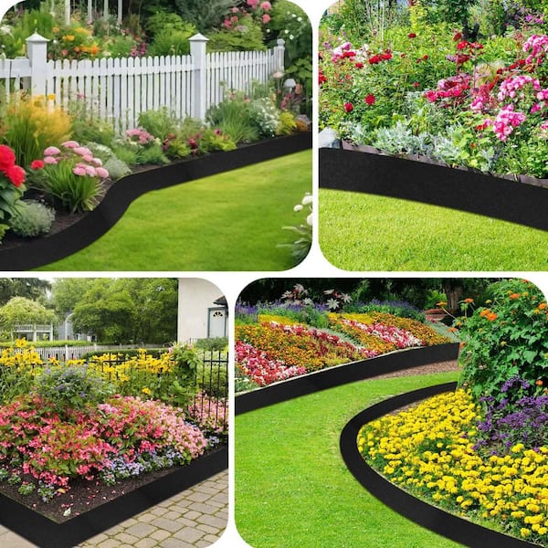 118 in. x 5.9 in. Black Felt Shredded Bagged Mulch Weed Barrier