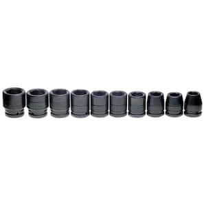 3/4 in. Drive 6-Point Impact Socket Set (10-Piece)