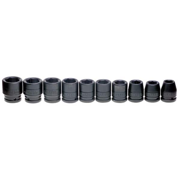 URREA 3/4 in. Drive 6-Point Impact Socket Set (10-Piece)