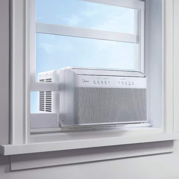 running air conditioner with windows open