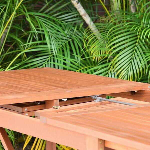 Amazonia Charles 9-Piece Patio Dining Set with Off-White Cushions