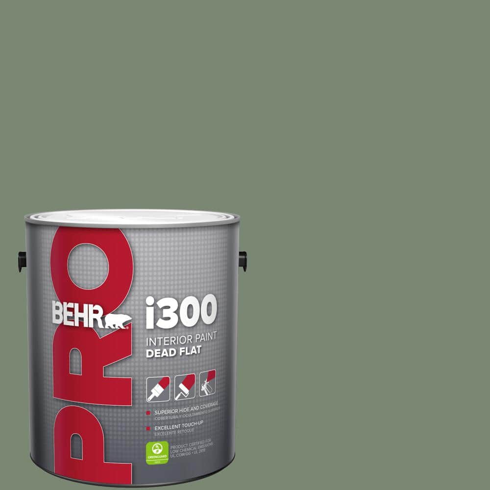 1 gal. #440F-5 Winter Hedge Dead Flat Interior Paint price history on PriceWatchPro
