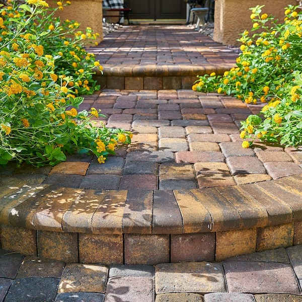 Plaza 8.27 in. L x 5.51 in. W x 2.36 in. H Rectangle Sierra Blend Concrete Paver (360-Pieces/112 Sq. ft. /Pallet)
