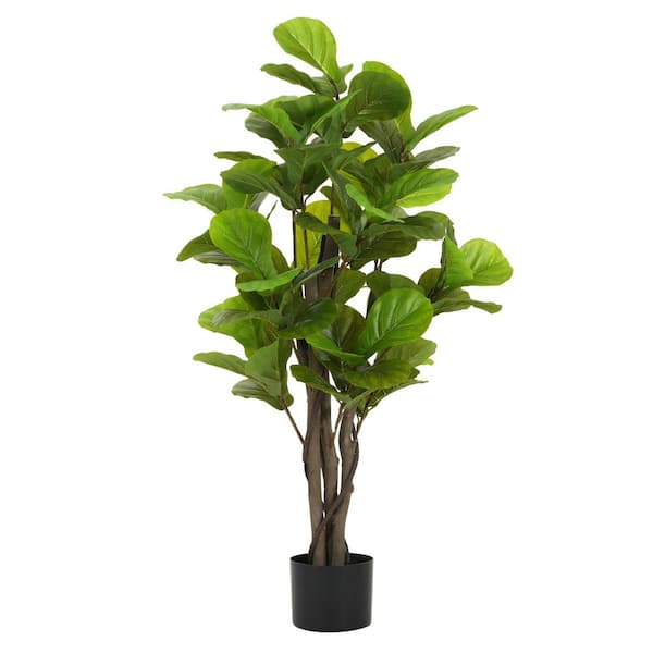 Afoxsos 51 in. Artificial Fiddle Leaf Fig Tree in Pot Palm
