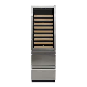 23.8 in. W 100 Wine Bottle and 100 Can Beverage Cooler, Right Hinge