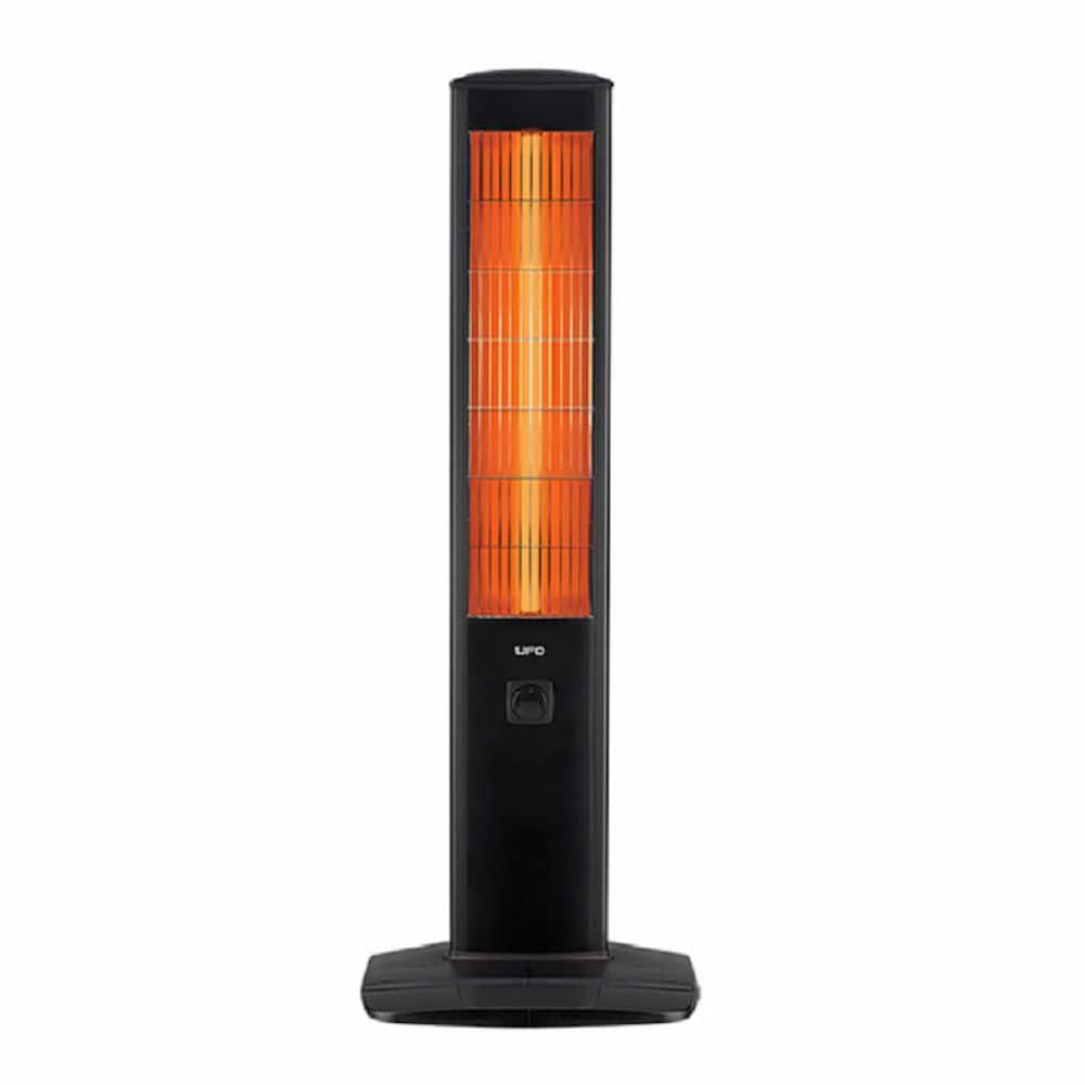 UFO 1500-Watt Micatronic MT15, Tower Space Heater, Free Standing Electric Heater with Thermostat, Black -  UFOMT15