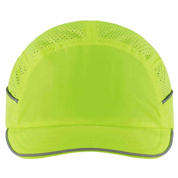 Skullerz Short Brim Lime Lightweight Bump Cap Hat