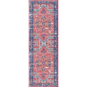 Sherita Oriental Persian Red 3 ft. x 8 ft. Runner Rug
