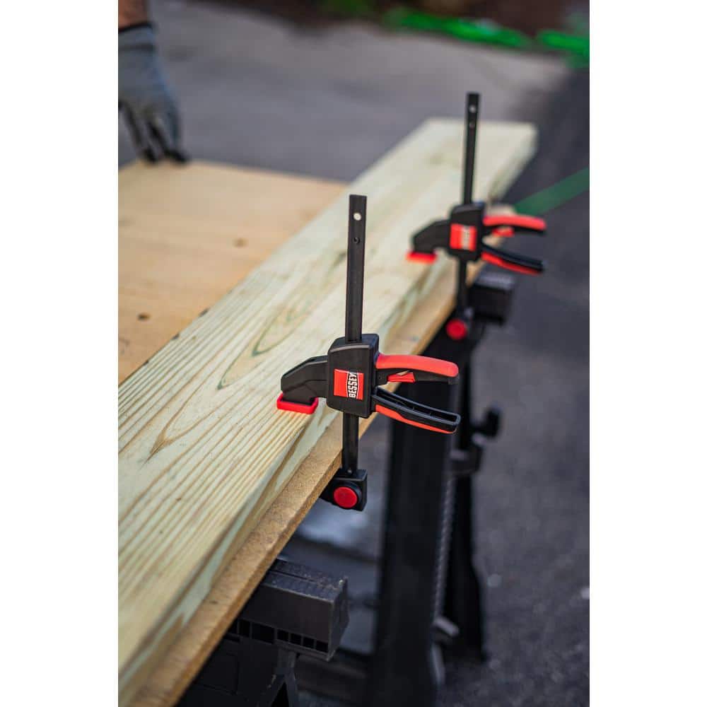 BESSEY Trigger Clamp Set Containing 2 Each of EHKM06 and EHKM12 (4-Piece) RES4PK