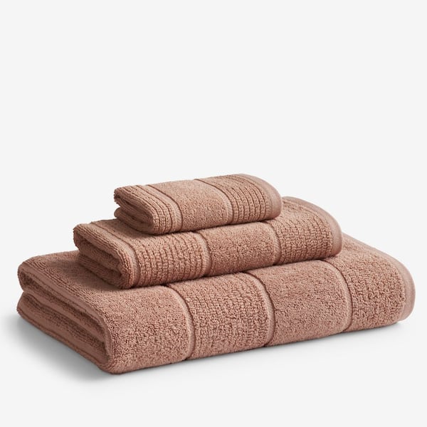 Company Cotton Textured Stripe Wash Cloth