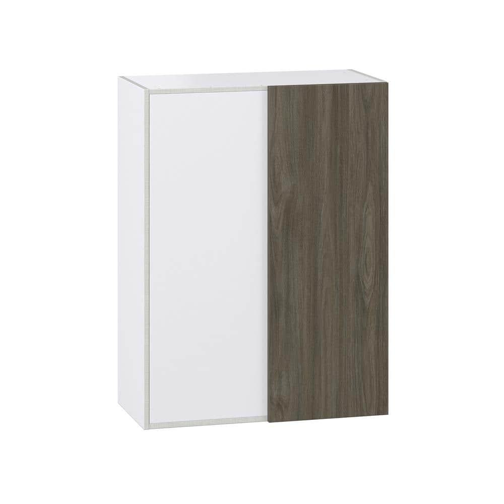 Timberline Slab Walnut Shaker Assembled Wall Blindcorner Right Kitchen Cabinet (30 in. W x 40 in. H x 14 in. D) price history on PriceWatchPro
