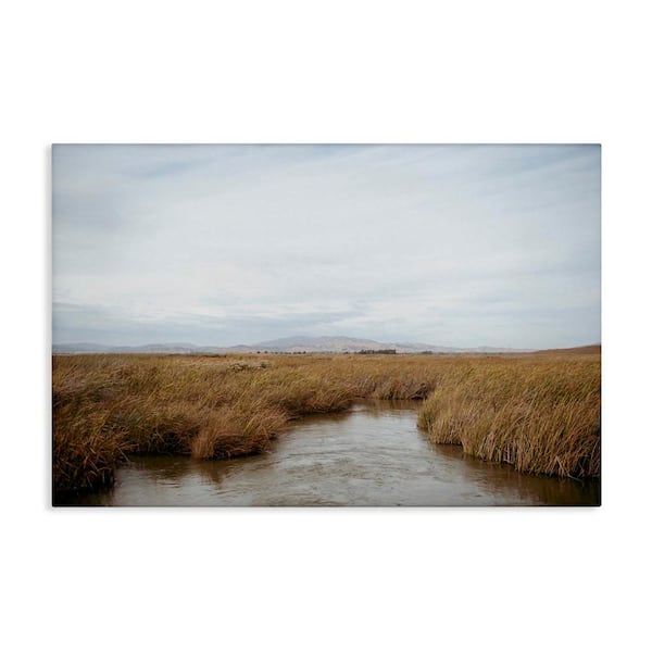 Stupell Industries Marshland Stream View by Crystal Lynn Collins Unframed Nature Graphic Art Print 16 in. x 24 in.