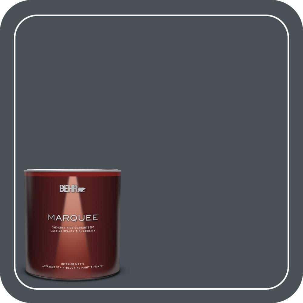 BEHR MARQUEE 1 qt. #PPU25-22 Chimney Matte Interior Paint & Primer
