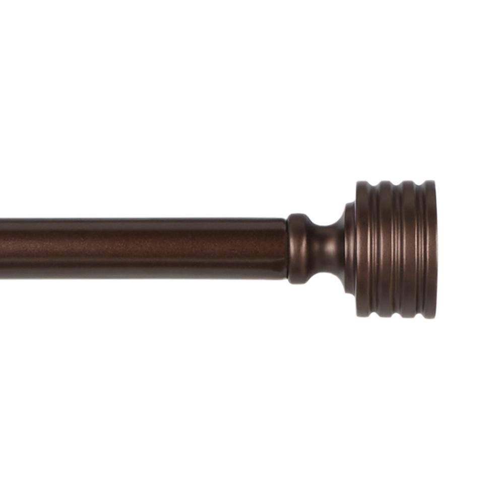 Amalgamated Textiles Adjustable Single Curtain Rod