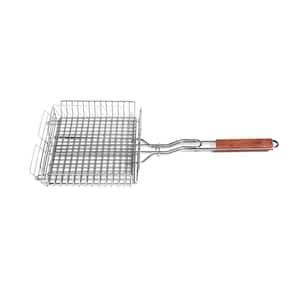25 in. Grill Basket, Rosewood Handle Cooking Accessory