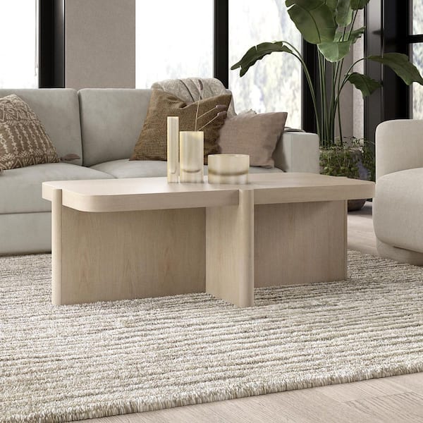 Meyer&Cross Laguna 45 in. Alder White Rectangle MDF/Hollow Core