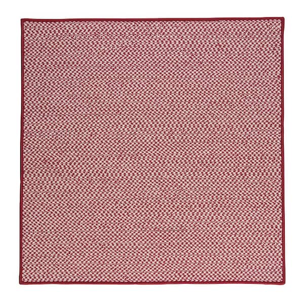 Home Decorators Collection Sadie Sangria 8 ft. x 8 ft. Indoor/Outdoor Patio Braided Area Rug