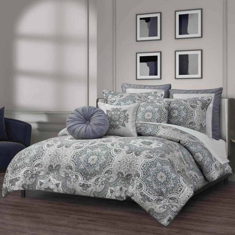Lisbon Slate Polyester King/Cal King 3Pc. Comforter Set price history on PriceWatchPro