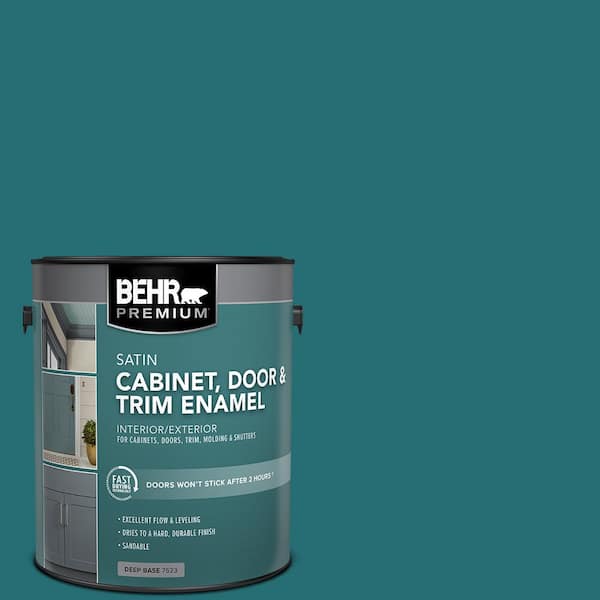 BEHR PREMIUM 1 gal. #M460-7 Antigua Satin Enamel Interior/Exterior Cabinet, Door & Trim Paint