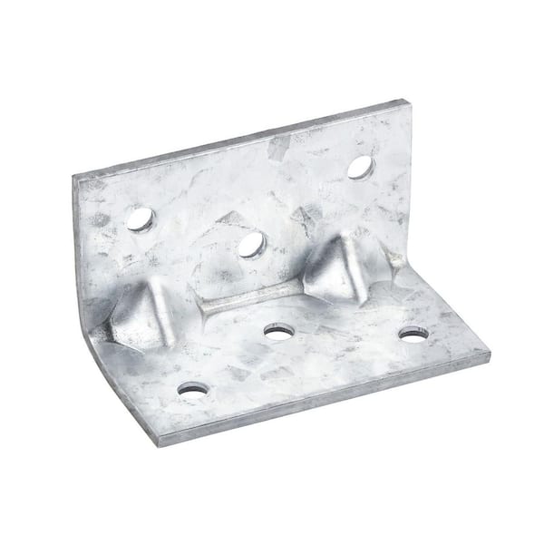 2. 36x1. 26x1. 26in 14-Gauge Steel Nail Stop Nail Plate 20-Pack Anti-Rust Corner Brace L Brackets