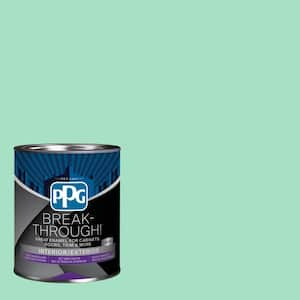 1 qt. PPG1227-3 Mountain Mint Semi-Gloss Door, Trim & Cabinet Paint