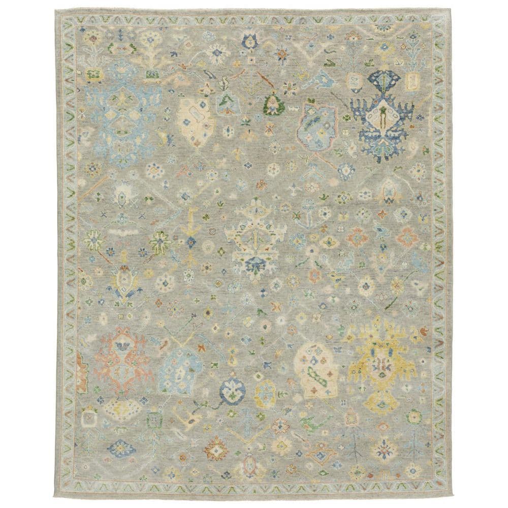 8 X 10 Gray, Sky Blue, Yellow Oriental Washable Area Rug Runner Rug price history on PriceWatchPro