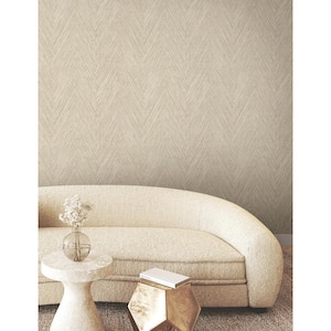 Thatched Chevron Terracotta Wallpaper Roll