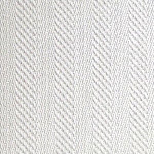 Herringbone Paintable Pro White & Off-White Wallpaper Sample