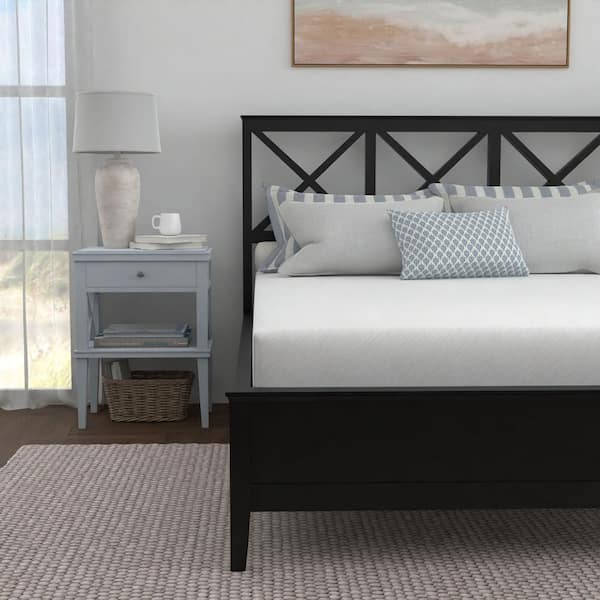8 in. Plush Visco Memory Foam Pillow Top Cooling Gel Foam Queen Mattress