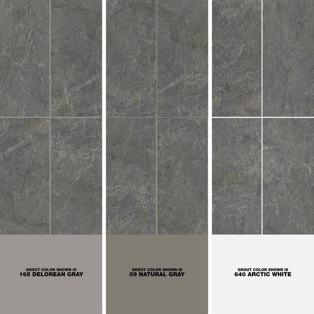 Milestone Gray 12" x 24" Glazed Porcelain Tile