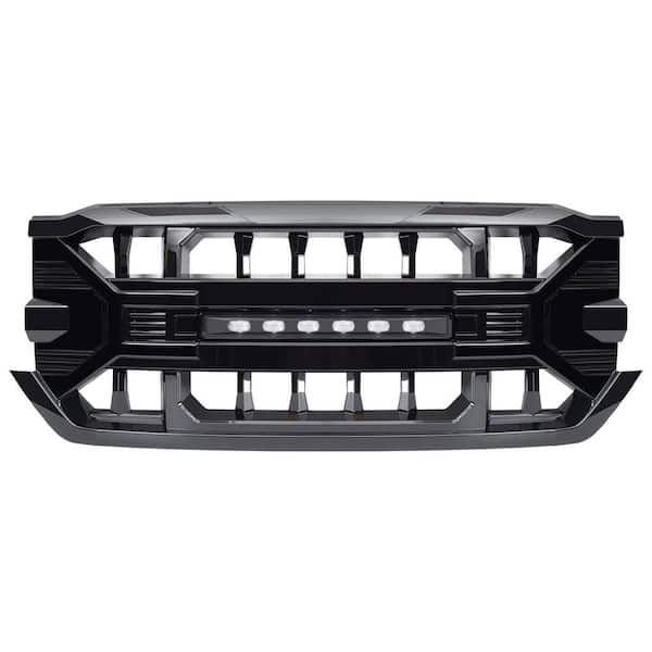 AMERICAN MODIFIED Armor Grille for 2016-2019 Chevy Silverado 1500, Glossy Black