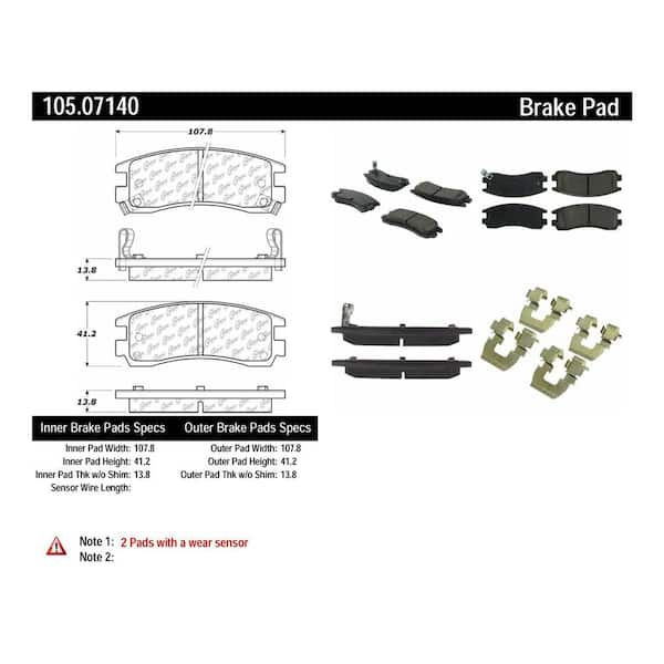 Centric Parts Disc Brake Pad Set