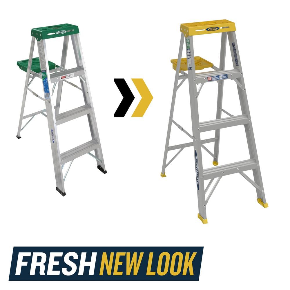 Metro Metals Aluuminium Platform Ladder (4 Stap) : : Home  Improvement