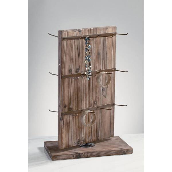 Wood Stackable Jewelry Organizer Tray 12 Grids, Jewelry Trays