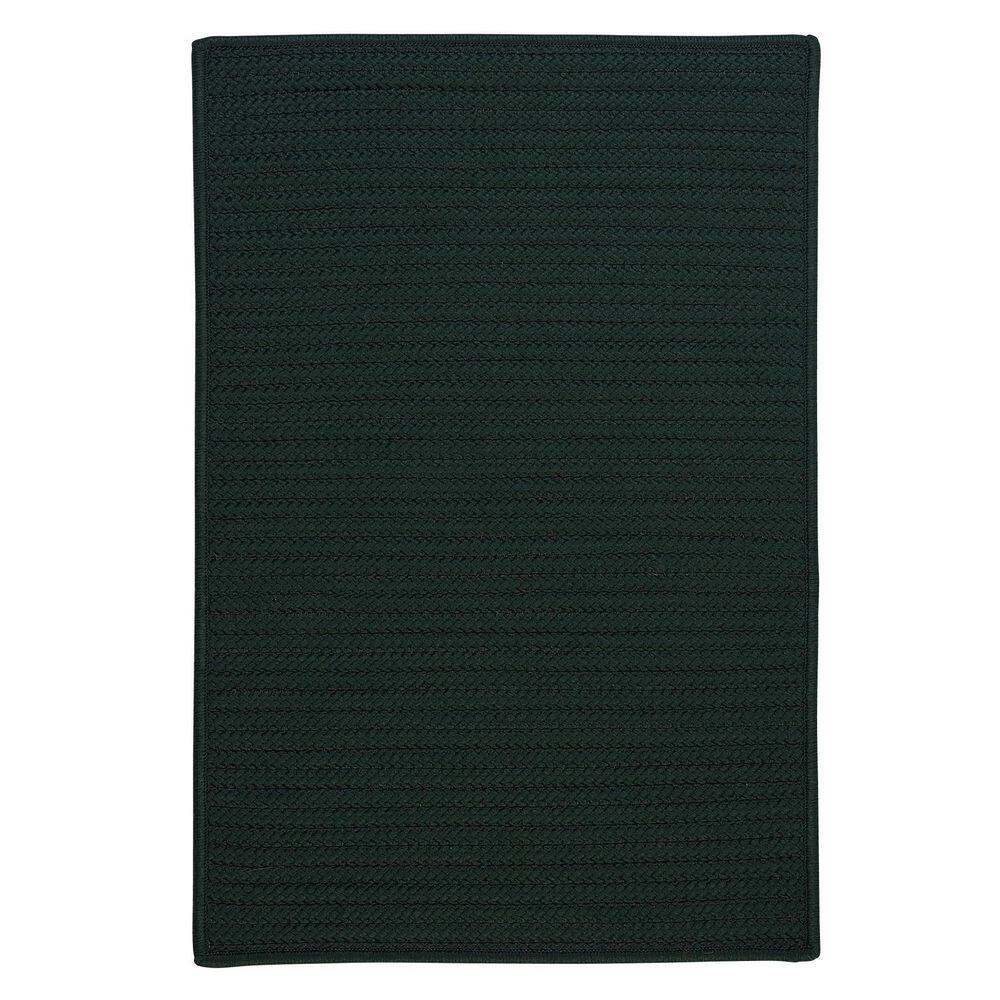 Colonial Mills Simply Home Dark Green 5 ft. x 7 ft. Solid Indoor ...
