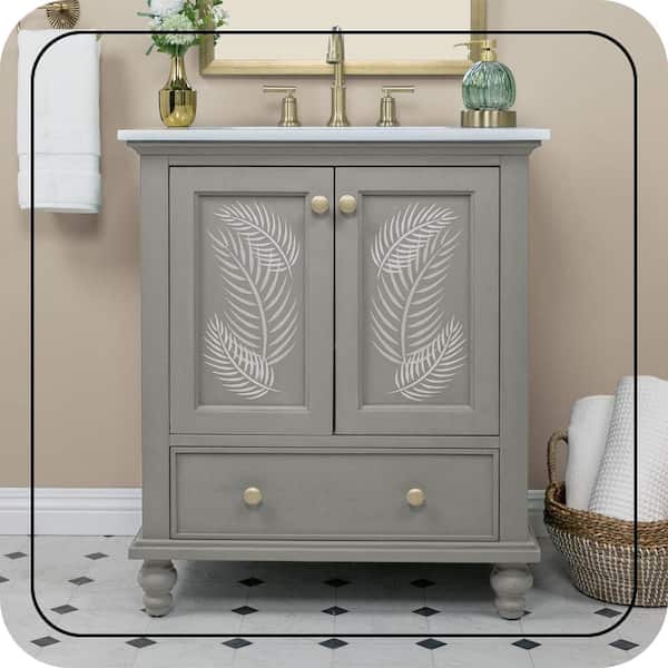 1 qt. #PPU24-07 Barnwood Gray Interior Chalk Decorative Paint