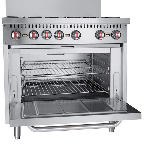 Commercial Gas Cooktop 6 Burner CM-HS-6 Professional Kitchen Range Chefmax