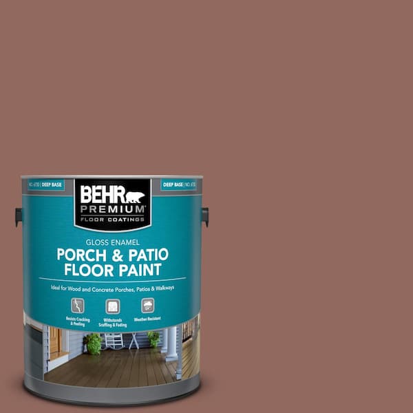 1 gal. #PFC-09 Giant Sequoia Gloss Enamel Interior/Exterior Porch and Patio Floor Paint