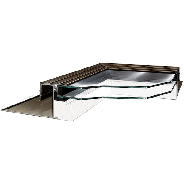 SUN-TEK 22-1/2 in. x 46-1/2 in. Fixed Self-Flashing Skylight